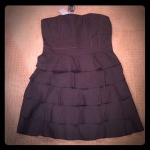 NWT 2B Bebe Corset Tier Black Dress